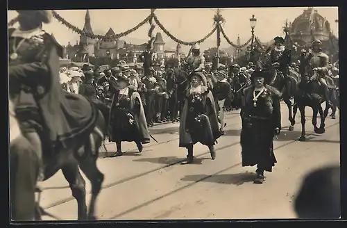 AK Luzern, Eidgenössisches Sängerfest 1922, Parade in Kostümen