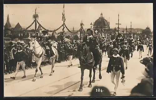 AK Luzern, Eidgenössisches Sängerfest Juni 1922, Festzug