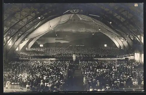 AK Zürich, Eidgen. Sängerfest 1905, In der Festhalle