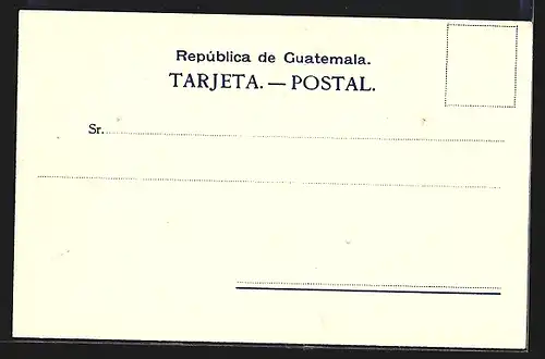 AK Palast, Kathedrale und Statute von Rufino Barraios auf Briefmarken aus Guatemala