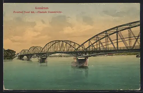 AK Komárom, Elisabeth Donaubrücke