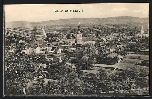 AK Myjava, Blick zum Ort