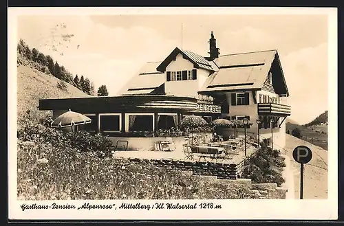 AK Mittelberg, Gasthof- Pension Alpenrose