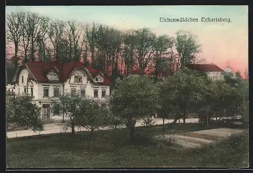 AK Eckartsberg, Blick auf das Restaurant Eichenwäldchen