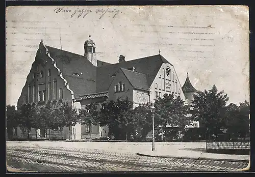 AK München, Vereinshaus des T.-V. Jahn in der Widenmayerstr. 40