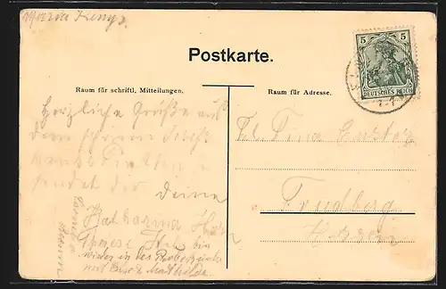 Künstler-AK Finthen, St. Josefs-Haus