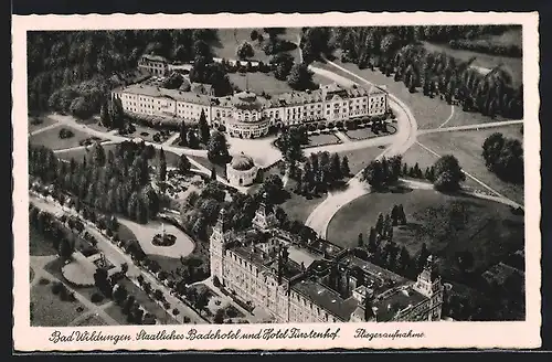 AK Bad Wildungen, Staatliches Badehotel und Hotel Fürstenhof