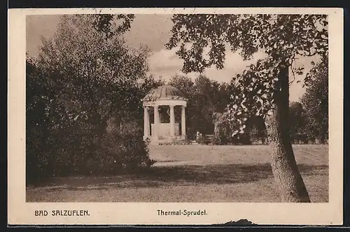 AK Bad Salzuflen, Thermal-Sprudel im Park