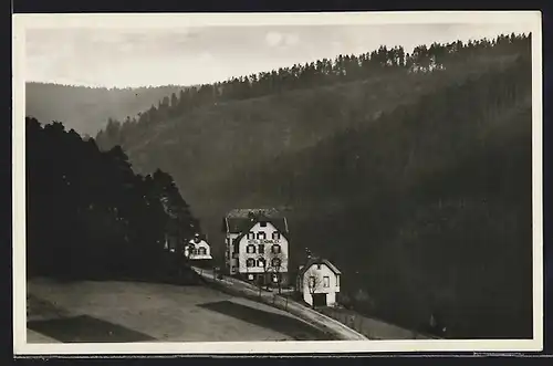 AK Baiersbronn b. Freudenstadt, Kurhaus Schönblick, Kriegererholungsheim des württbg. Kriegerbundes