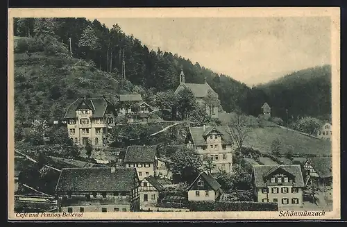 AK Schönmünzach, Cafe und Pension Bellevue