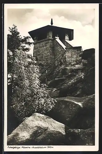 AK Kösseine i. Fichtelgebirge, Am Aussichtsturm