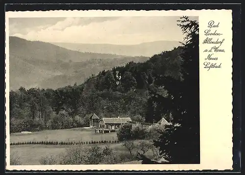 AK Bad Sooden-Allendorf a. d. Werra, Am neuen Luftbad