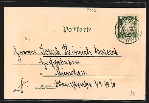 Künstler-AK Zeno Diemer: Oberammergau, Ansicht der Ortschaft mit umgebender Landschaft