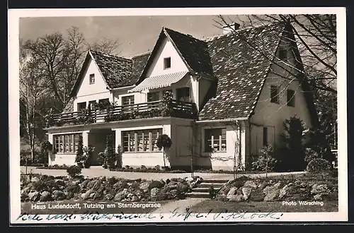 AK Tutzing a. Starnbergersee, Haus Ludendorff