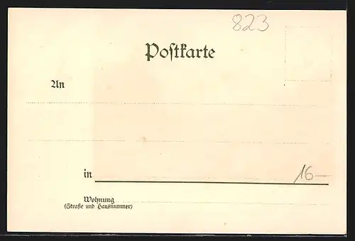 Künstler-AK Reichenhall, Teilansicht und Frau mit Schirm