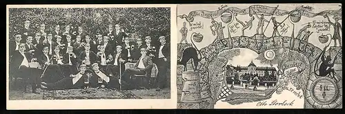 Klapp-AK Barby, Absolvia, Bergfest 1904, Absolventen