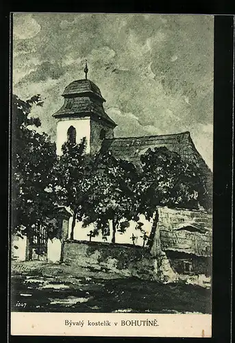 AK Bohutín, Byvaly kostelik v Bohutíne