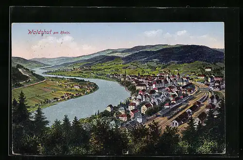 AK Waldshut am Rhein, Ortsansicht