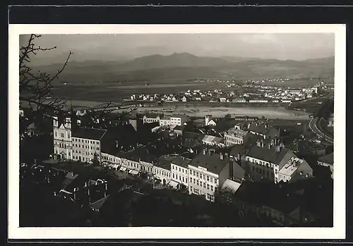 AK Trencin, Gesamtansicht aus der Vogelschau