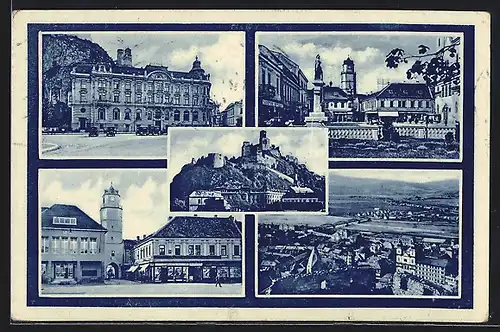 AK Trencin, Strassenpartie, Burg, Ortspartie