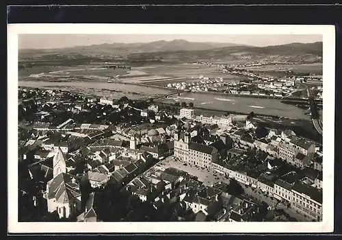 AK Trencin, Gesamtansicht aus der Vogelschau