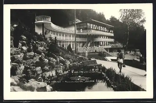 AK Trencenteplic, Das Thermalbad Zelena Zaba