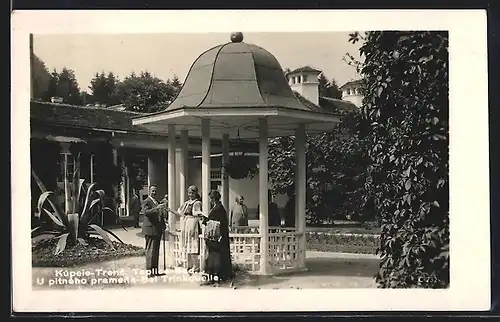 AK Trencenteplic, Bei der Trinkquelle
