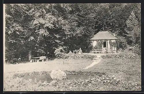 AK Trencenteplic, Ausflugsort zur Heinrichs Quelle