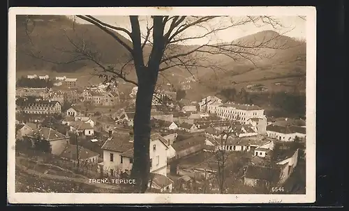 AK Trencenteplic, Blick auf die Ortschaft