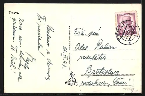 AK Trnava, Okresny Dom, Kirche