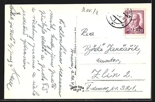 AK Trnava, Okresny Dom, Strassenpartie zur Kirche