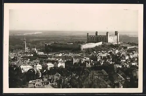 AK Bratislava, Panorama mit Burg