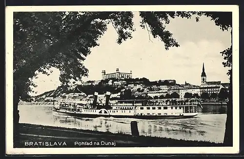 AK Bratislava, Pohl`ad na Dunaj