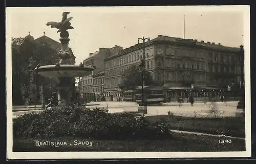 AK Bratislava, Savoy, Platzpartie