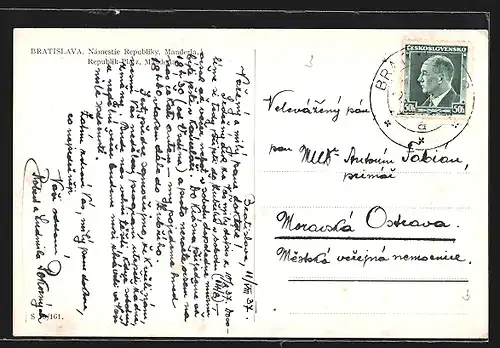 AK Bratislava, Námestie Republiky, Manderla