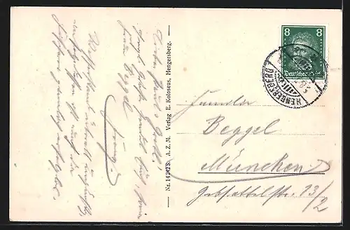 AK Schwarzach /Bayr. Wald, Flusspartie mit Blick zur Kirche