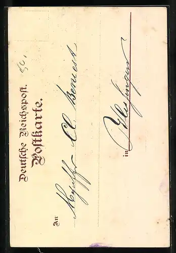 Lithographie Köln, Ortsansicht mit Dom