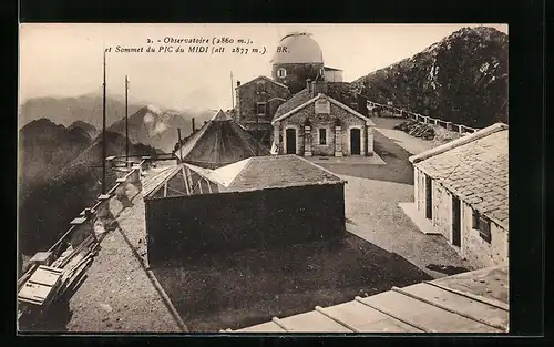 AK Pic du Midi, Observatoire et Sommet