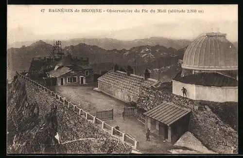 AK Bagnères de Bigorre, Observatoire du Pic du Midi