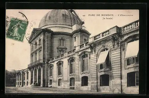 AK Parc de Meudon, L`Observatoire, La facade