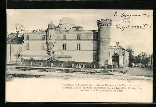 AK Observatoire Flammarion, Ancien Château de la Cour de France