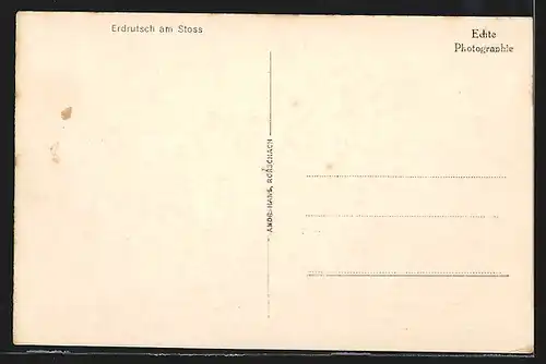 AK Stoss, Erdrutsch am Stoss