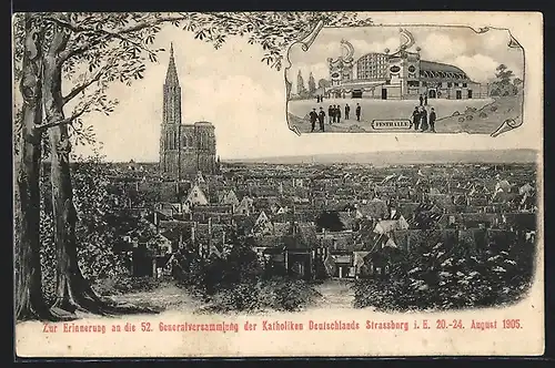 AK Strassburg i. E., Zur Erinnerung an die 52. Generalversammlung der Katholiken Deutschlands