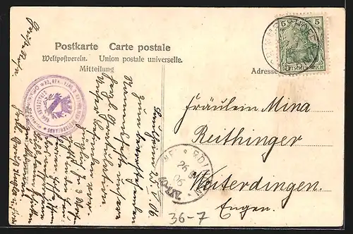 AK Strassburg i. E., Zur Erinnerung an die 52. Generalversammlung der Katholiken Deutschlands