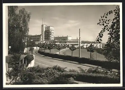 AK Stuttgart, Höhenrestaurant Schönblick in der Weissenhofsiedlung