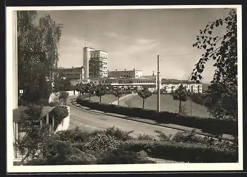 AK Stuttgart, Höhenrestaurant Schönblick in der Weissenhofsiedlung