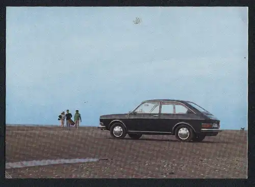 AK Ausflug mit Picknick im VW 1600, Auto