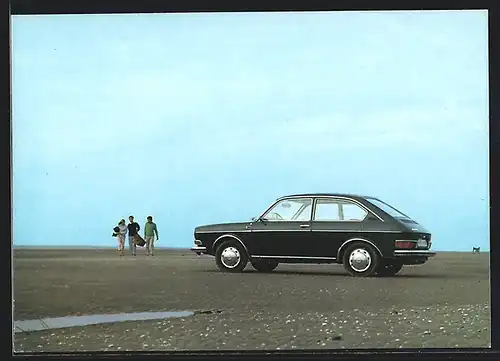 AK Ausflug mit Picknick im VW 1600, Auto