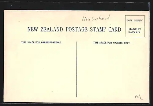 AK Neuseeland, Briefmarken und Siegel