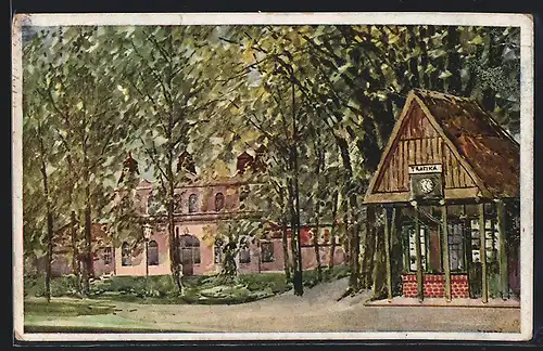 Künstler-AK Kassa, Sport pavilon